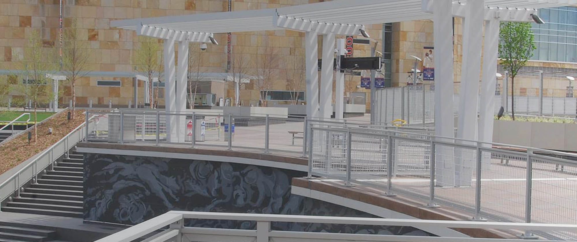 Perforated Metal Railing