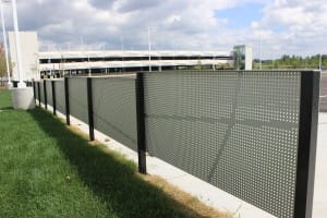 Perforated Metal Railing
